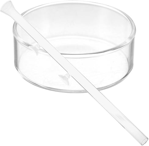 ARTSEWPLY Tube D’Alimentation Transparent en Verre 40 Cm Coupelle Nourrissage Crevettes pour Aquarium Planté, Distributeur de Nourriture pour Poissons et Crevettes, Accessoire Aquarium