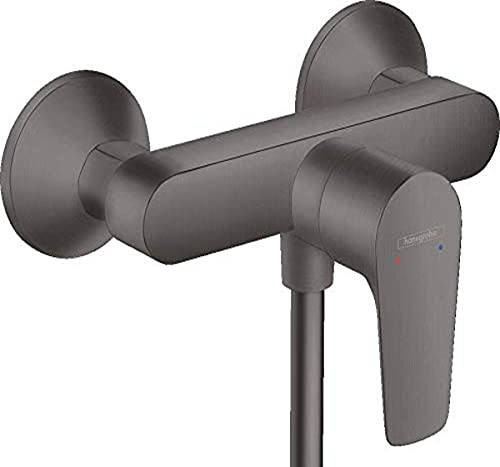 hansgrohe 71760340 Talis E duscharmatur ytmonterad borstad svart krom enkelspak duschblandare