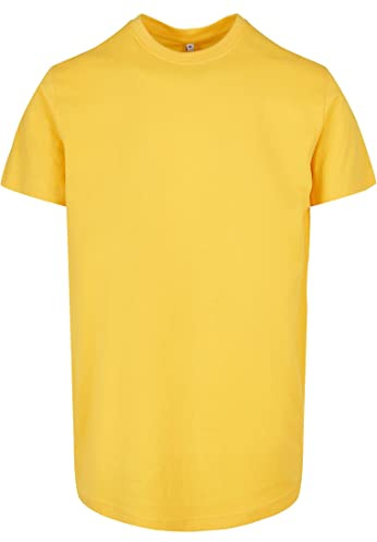 Build Your Brand Bb010-basic Round Neck T-Shirt, T-Shirt Uomo, Taxi Yellow, L