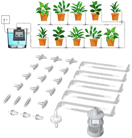 RAINPOINT Sistema di irrigazione automatico Accessori per piante d'appartamento, set fai da te