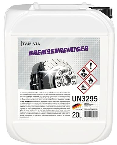 Bremsenreiniger acetonfrei von TAMVIS - Brake Cleaner Werkstattreiniger - im Kanister (20 Liter)
