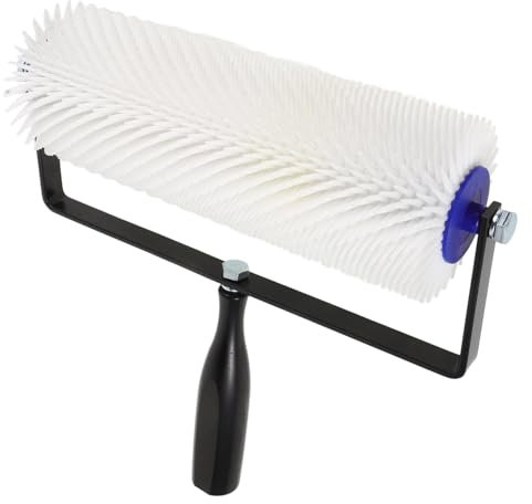 NULYLU Rouleau à Pointes Pour Sol Autonivelant 23 Cm Anti-bulles D'air Matériau Solide Pour Chape Autonivelante Et Enduit Usage Professionnel Et Bricolage