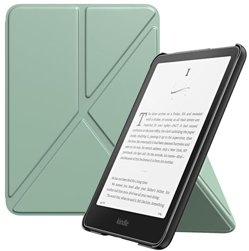 MoKo Case for 7 Kindle Paperwhite 12th Generation 2025/2024, Agave Green