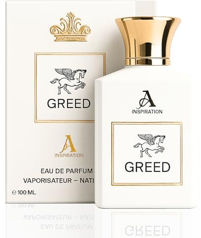 Greed Silver Water Perfume for Men | 100ML Parfum Men with Bergamot, Blackcurrant, Galbanum & Orange Notes | Mens Eau de Parfum | Long Lasting Mens Perfume | Elegant Men Perfume | Gifts for Men