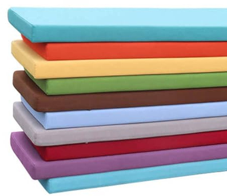 Genérico Cojín Grueso Impermeable para Banco de jardín, Suave y Largo, para Patio de 2 o 3 plazas, Columpio Exterior y Uso doméstico (150 x 50 cm, Gris)