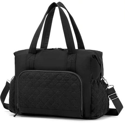 SPAHER Mamma Axelväska Multifunktionell Blöjväska Baby Skötväska Sjukhusväska Wickelväska Shoppingväska Weekendrese Babyväska Resväskor Handbagage för Mamma och Pappa