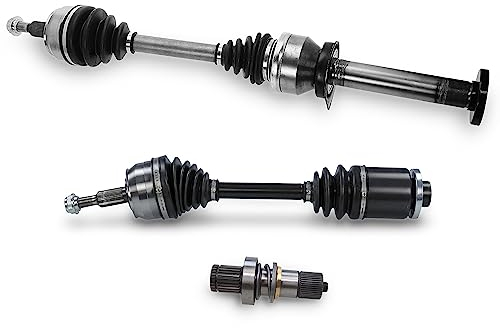 BESTPRICE 2x Antriebswelle vorne links & rechts Gelenkwelle, 1x Steckwelle Kompatibel mit VW MULTIVAN T5 (7HM, 7HN, 7HF, 7EF, 7EM, 7EN), TRANSPORTER T5