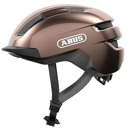 ABUS Fahrradhelm PURL-Y – geeignet für E-Bike und S-Pedelec – stylisher NTA-Schutzhelm für Erwachsene und Jugendliche – Braun, Größe S