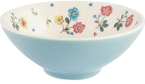 GreenGate Sweets Schale Pale Blue Blau ADELENA Muster Innenseite