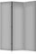 murando Raumteiler grau Paravent 135x172 cm beidseitig auf Vlies-Leinwand Bedruckt Trennwand Spanische Wand Sichtschutz Raumtrenner Design einfarbig glatt f-A-10168-z-b