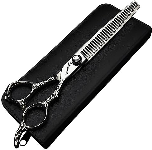 6/7/8 Inch Professional Hair Clippers, Japan 440C Cobalt Alloy Hair Clippers, Hair Clipper for Weight Loss (7 Inch Thin Scissors-AA)