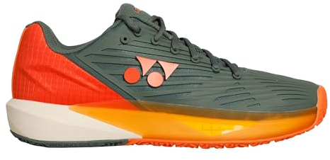 YONEX Herren Eclipsion 5 Cly Tennisschuhe Sandplatzschuh Oliv - Orange 44,5