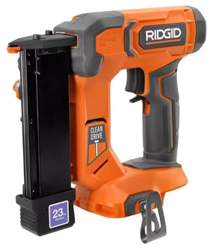 RIDGID 18V Cordless 23-Gauge 1-3/8 in. Headless Pin Nailer (Tool Only) R09898B