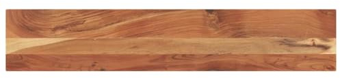 vidaXL Tischplatte, Holzplatte Rechteckig, Massivholzplatte für Bartisch Beistelltisch Esstisch, Ersatztischplatte, 180x20x3,8cm Akazienholz