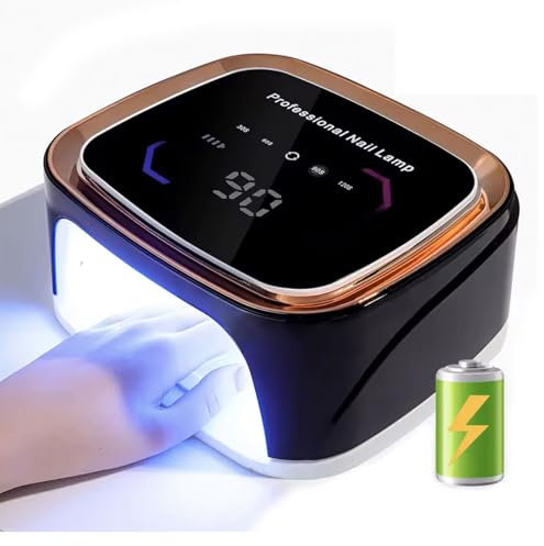 K2 STORE - Lampada LED UV Ricaricabile per Unghie – 36 LED, Asciugatura Professionale per Smalto Gel, Manicure e Nail Art