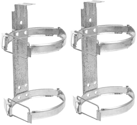 HOMSFOU 2 Stück Feuerlöscher-Halterung, Eisen-wandhalterung Für Den Einsatz in Marine Und Fahrzeugen, Wandlöscher-Halterung, Die Verlust Verhindert