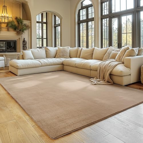 SIMPEX Kurzflor Teppich Wohnzimmer 120x160cm Rechteckig, rutschfest & Waschbar, Weich und Modern, Einfarbiges Design für Wohnzimmer, Schlafzimmer, Küche & Kinderzimmer