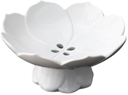 FLCPJGV Fruttiera Portafrutta da Tavola Ciotola Decorativa E Vassoio da Servizio in Ceramica con Drenaggio Adatto per Esposizione di Frutta E Spuntini in, Bianco
