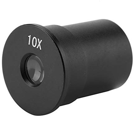 Qudinip Oculare Ottico Huygens 10X Una Lente Oculare per Microscopio Premium per Microscopi Biologici 23,2 Mm 1 unità