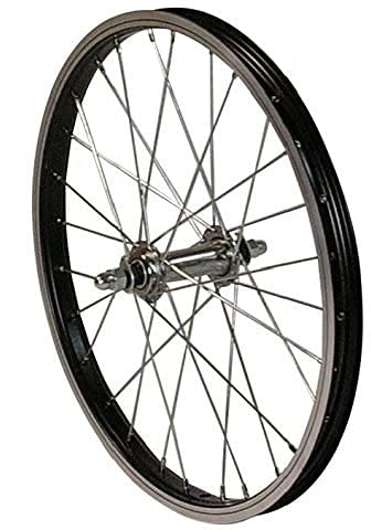 Redondo 18 Zoll Vorderrad Laufrad Fahrrad 18 Kasten Felge Aluminium Schwarz