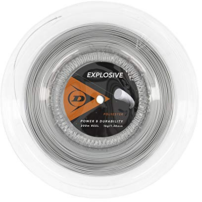 Dunlop Tennissaite, Explosive String, 200m Saitenrolle, 1,30mm, 16g