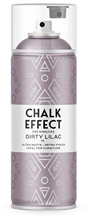 CL COSMOS LAC Kreidefarbe Spray Chalk Effect - hochwertige chalky Kreidesprühfarbe Farbspray - Spray Paint Farbe (Dirty Lilac)