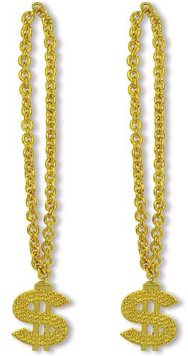 Dollar Chain Necklace | Gold | 1 Pc.
