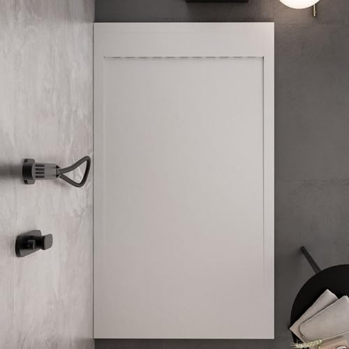 OLIMPO DOCCE - Piatto doccia bianco con scarico laterale | Piletta Gratis STAR PRESTIGE - 70x120