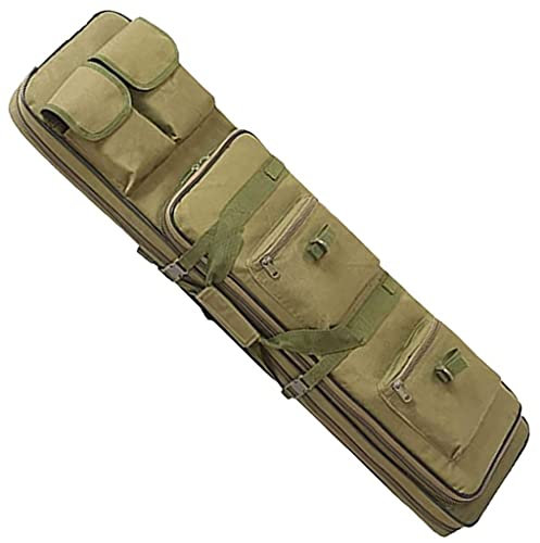 85/100/120Cm Gewehrtasche, Lang Waffentasche Gun Bag Futteral Mit Pouches Compartments Gewehrfutteral Für Gewehr Groß Militär Jagd Flinte Green,85CM