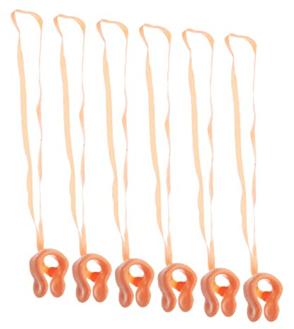 Toddmomy 6pcs Silicone Earplugs Ear Plugs for Kids Nose Plugs for Swimming Kids Nose Clips Nose Plug Protector Nose Splint Nose Pads Child Aldult Swim Ear Plugs