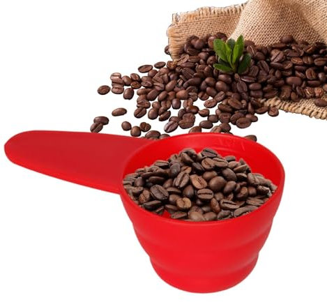 Cucchiaio dosatore per caffè, riutilizzabile, cucchiaio dosatore per uso alimentare, per il controllo delle porzioni, cucchiaio per condimenti, ergonomico, per caffè, tè, latte in polvere