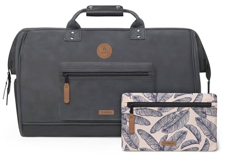 CABAIA Sac de Voyage Duffle Le Havre 40L - Bagage Cabine - Déperlant