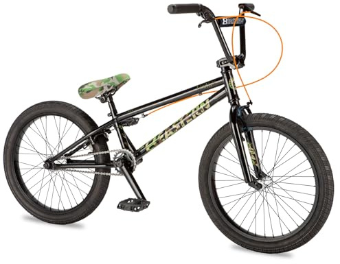 Eastern Bikes Vélo BMX Lowdown 20 Pouces, Cadre en Acier Haute résistance (Noir)