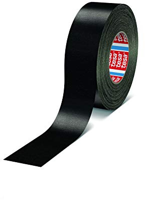 tesa band 4651 Ruban adhésif en tissu puissant de qualité supérieure - Différentes largeurs et couleurs - 9 mm x 50 m - Noir