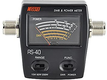 Fumei RS-40 VHF 140-150Mhz UHF 430-450Mhz Dual Band 15/60/200W Leistungsbereich SWR/Watt Meter für Zwei-Wege-Radio