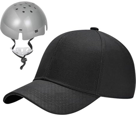 Casquette de sécurité, Casque de Baseball - Chapeau de Protection de Baseball - Chapeau Dur de Baseball Anti-Collision Respirant, Chapeau de Protection pour Le Cyclisme, Insertion Dure