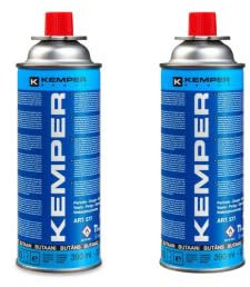 Pack KEMPER 2x Cartouches de Gaz Butane 227gr Camping