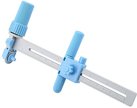 Cortador de Br¨²jula de 20-160 Mm, Cortador Br¨²jula Resina Ajustable, Papel Giratorio Patchwork, Herramientas Cuchillo Corte Circular Bricolaje Herramienta Corte Circul