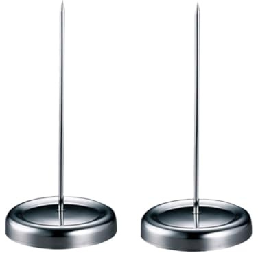Pinchos Para Notas Soporte de notas Metal for oficina, restaurante, uso cocina, menú Stabber billetes acero inoxidable, 3 uds