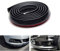 Lypumso Selbstklebend Frontspoilerlippe, 2.5M Universal Tuning Frontspoiler Protector aus Kohlefaser für Auto PKW Kfz (Black)