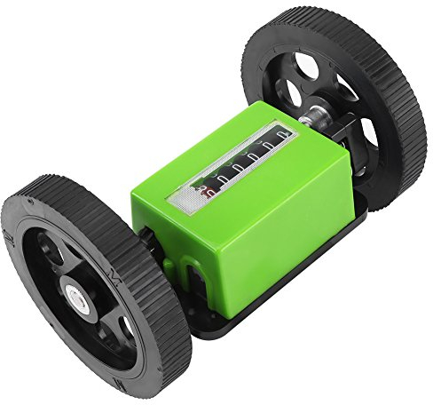Meterzähler - 1 Stück Rollenzähler 6-stellig 0-9999.9 Mechanischer Längenzähler Meterzähler Rollrad zum Zählen der Länge von Textilien, Drucken, Kunstleder