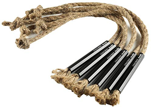 CrocSee Aluminum Bellows Tube Sleeve Hemp Cord for Fire Starting (6)