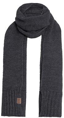 Knit Factory - Jamie Halsduk - Anthracite - 200x45 cm