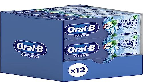 Oral-B Complete Plus Protège et Nettoie Dentifrice 75 ml (Lot de 12)