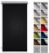 Zero Home - Premium Verdunklungsrollo Ohne Bohren I Klemmrollos für Fenster und Türen Thermorollo I Klemmfix Rollo I Sichtschutz und Sonnenchutz I Blackout I 35x150cm - Schwarz