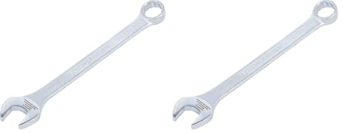 BGS 1067 | Maul-Ringschlüssel | SW 17 mm | DIN3113-A | Gabelringschlüssel (Packung mit 2)