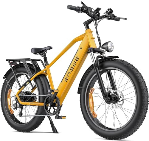 ENGWE MTB Electric Bikes for Adults E26 Electric Bicycle 26 x4 Fat Wheels, 48V 16AH Battery, Urban Commuter Ebike, 7-Speed Hydraulic Disc Brake
