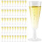 VicBou 50 Sektgläser, 160 ML Plastik Champagnergläser, Mehrweg für Hochzeit, Party & Picknick