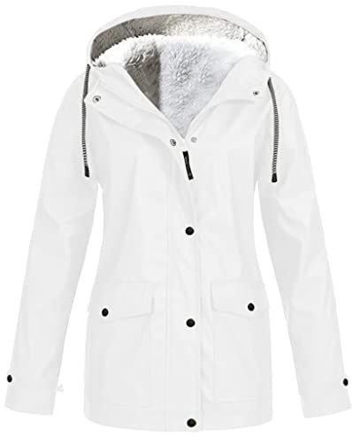 Lightning Deals of the Day Packable Rain Jacket Cycling Jacket Women Womens Waterproof Coat With Hood Women'S Black Winter Coat Waterproof Bowls Jacket Womens Orders Today sale