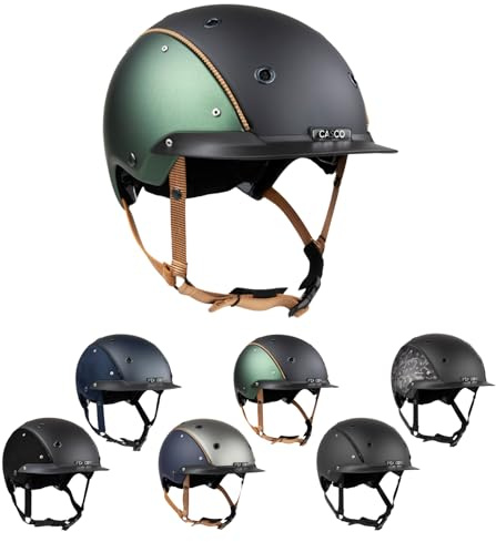 RL24 - Reithelm Champ von Casco – Grün/Anthrazit matt – M (56-58cm)